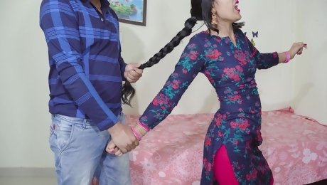 Desi stepsister loves anal, even though it is painful for her