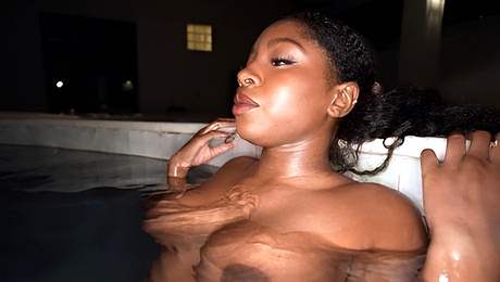 Ebony babe with big tits and hot ass gets slammed - Amari Anne