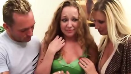 Married couple talk younger neighbor into a threesome