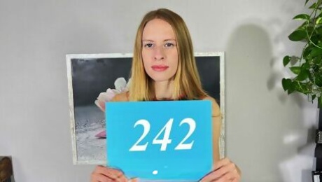 Ukrainian model tries her luck at Czech casting